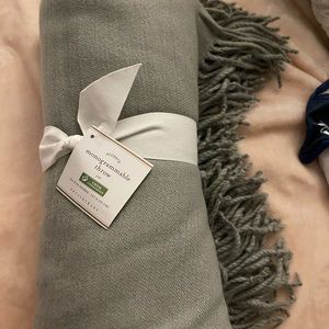 Pottery Barn Throw Grey